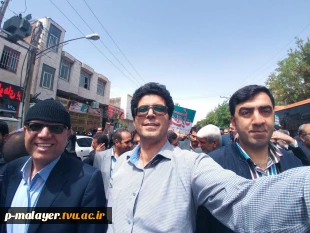 راهپیمایی، حمایت خود را از بیانیه شورای عالی امنیت ملی و نفرت خود را از عهدشکنی آمریکا در خروج از برجام  2