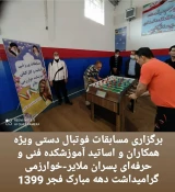 برگزاری مسابقه ورزشی تنیس روی میز و فوتبال دستی  ویژه همکاران و گرامیداشت دهه مبارک فجر  4