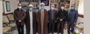 دیدار جمعی از همکاران و دانشجویان با امام جمعه شهرستان 2