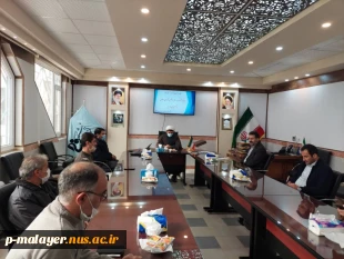 برگزاری جلسه با حضور حجت الاسلام آزادی‌خواه نماینده مردم ملایر در مجلس شورای اسلامی و رییس دانشکده خوارزمی ملایر 6