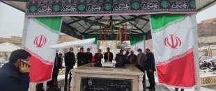 شرکت در مراسم عطر افشانی و غبار روبی مزار شهدای گمنام دانشگاه آزاد اسلامی واحد ملایر 2