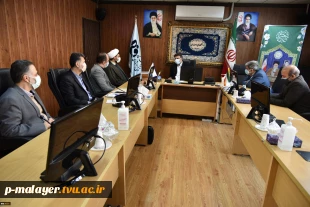 جلسه سرپرست دانشگاه فنی و حرفه ای با دکتر احد آزادی خواه نماینده ملایر در مجلس شورای اسلامی‌ 5