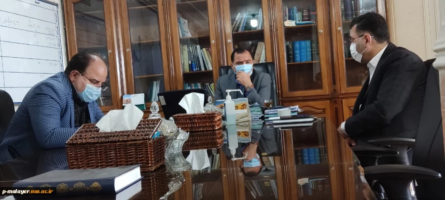 دیدار رئیس و مسئولان آموزشکده فنی خوارزمی با فرماندار ملایر 2