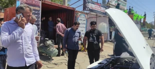 ایستگاه خدمات خودرویی صلواتی جهت زوار اربعین حسینی 4