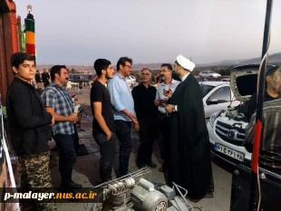 بازدید نماینده مردم ملایر در مجلس شورای اسلامی از واحد خدمات خودرویی آموزشکده در موکب فاطمه الزهرا (س) 2