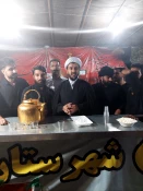 بازدید شبانه امام جمعه شهرستان از موکب مهارت آموزشکده فنی   4