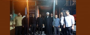 بازدید شبانه امام جمعه شهرستان از موکب مهارت آموزشکده فنی 2