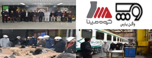 بازدید اساتید و کارشناسان آموزشکده از شرکت واگن پارس مپنا در اراک 2