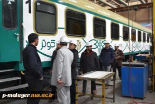 بازدید اساتید و کارشناسان آموزشکده از شرکت واگن پارس مپنا در اراک 9
