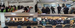 اسکان موقت دانش آموزان شرکت کننده در اردوی راهیان در راه مانده به علت بارش و کولاک برف