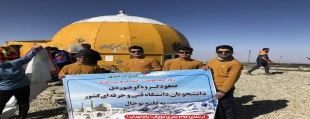 شرکت دو تن از دانشجویان آموزشکده فنی و حرفه ای خوارزمی در تیم دانشگاه فنی و حرفه ای کشور جهت مسابقات قهرمانی کوه نوردی (صعود بهاره به قله توچال) 2