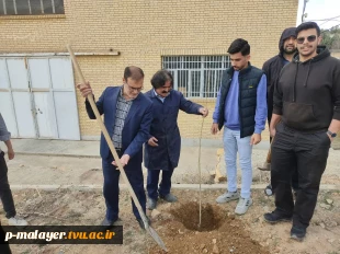 غرس ده اصله نهال بمناسبت هفته گرامیداشت شهدا و روز درختکاری 6