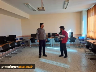بازدید ادواری هیات نظارت، ارزیابی و تضمین کیفیت عتف استان از دانشگاه ملی مهارت واحد پسران ملایر 8