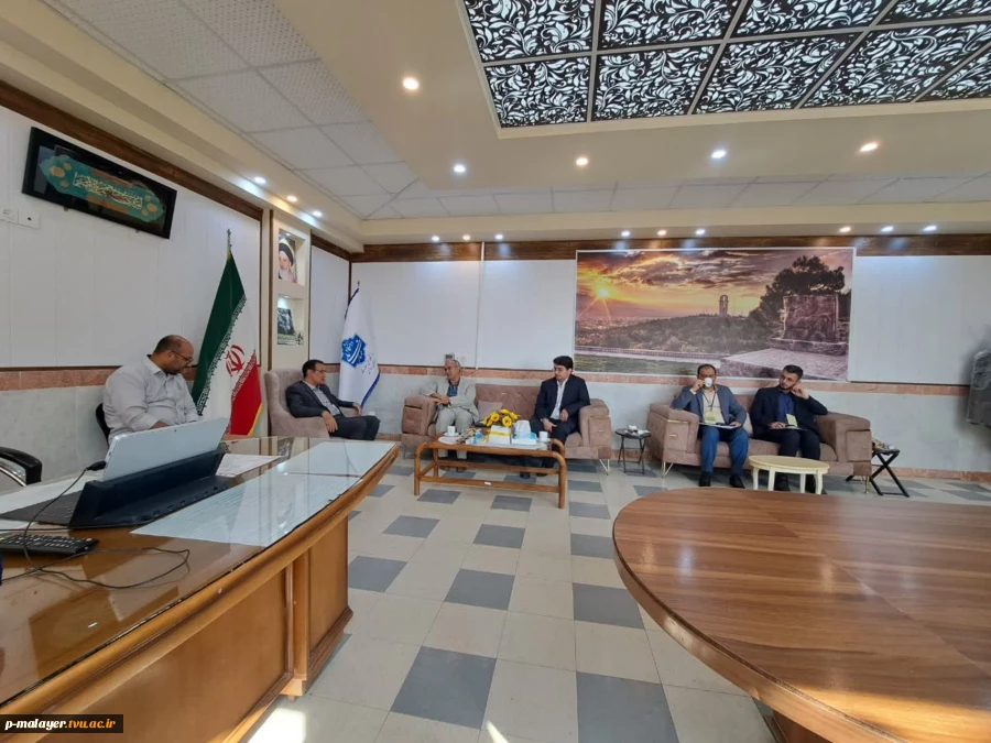 بازدید اعضای کارگروه تخصصی نظارت، ارزیابی و تضمین کیفیت عتف استان همدان از دانشگاه ملی مهارت-آموزشکده پسران ملایر 3