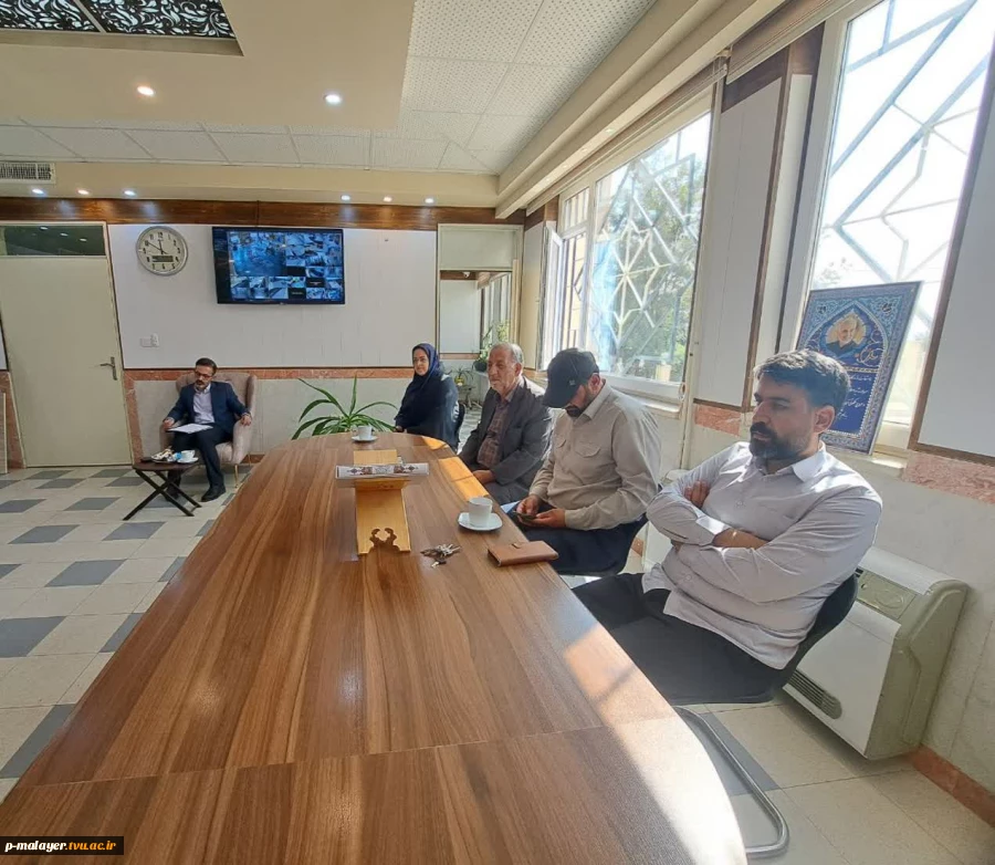 بازدید اعضای کارگروه تخصصی نظارت، ارزیابی و تضمین کیفیت عتف استان همدان از دانشگاه ملی مهارت-آموزشکده پسران ملایر 6